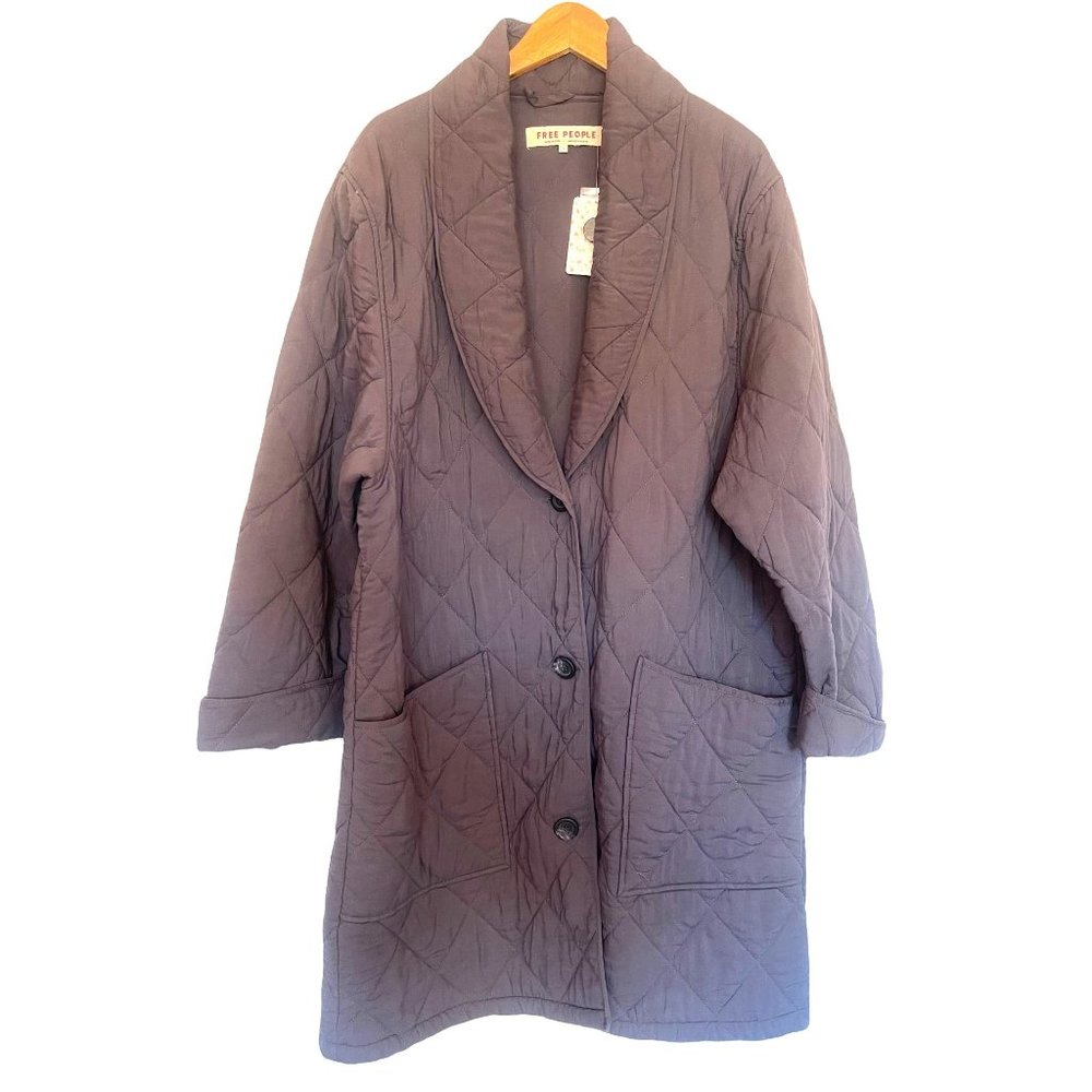 FREE PEOPLE Happy Day Dreamer Quilted Jacket Coat NEW!!! - Picture 5 of 12